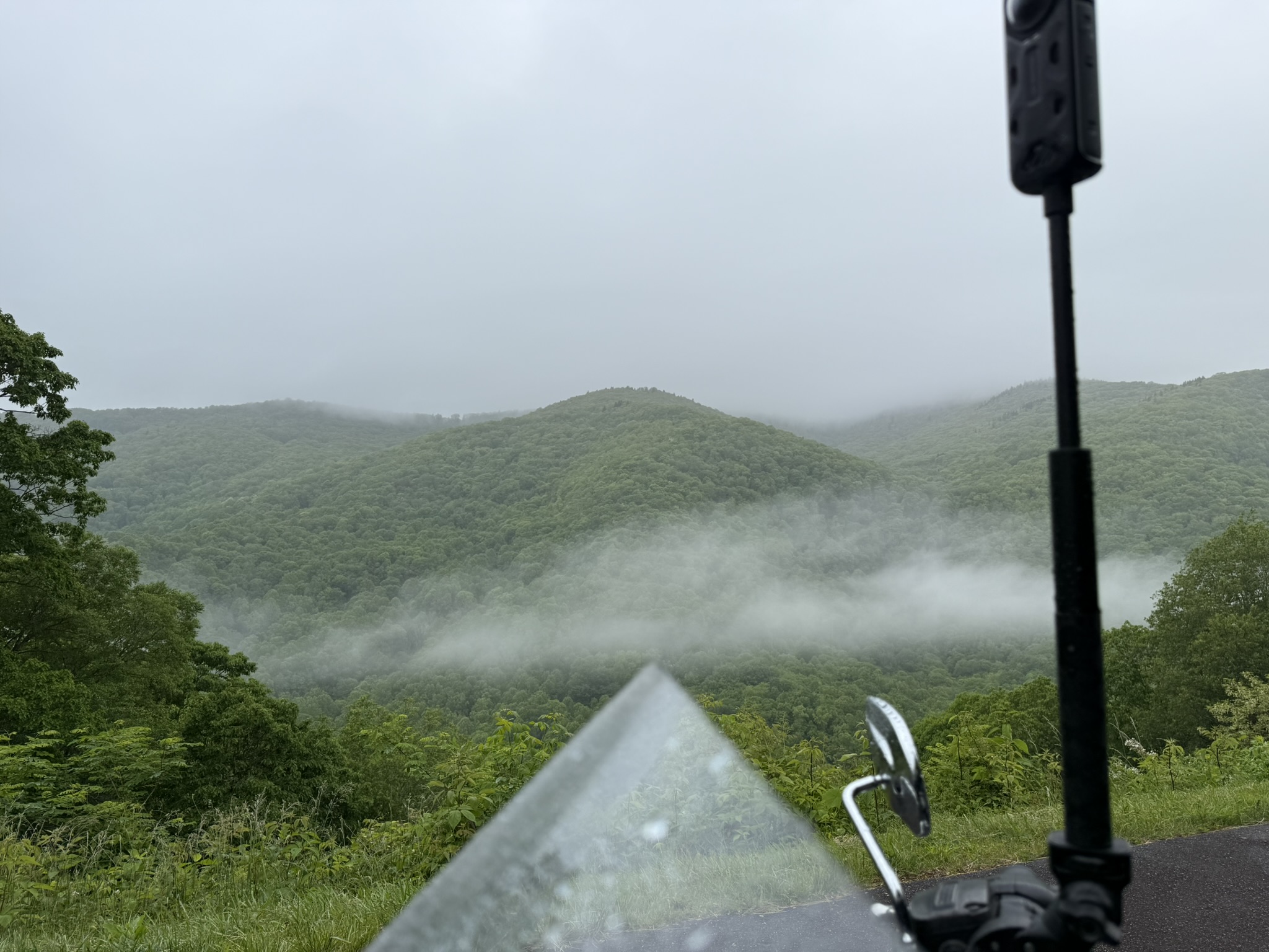 Rider POV from Road Glide windshield