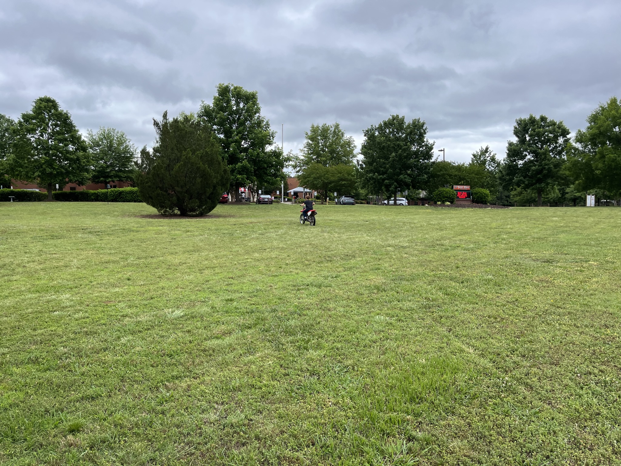 Michael learning to ride CRF80F