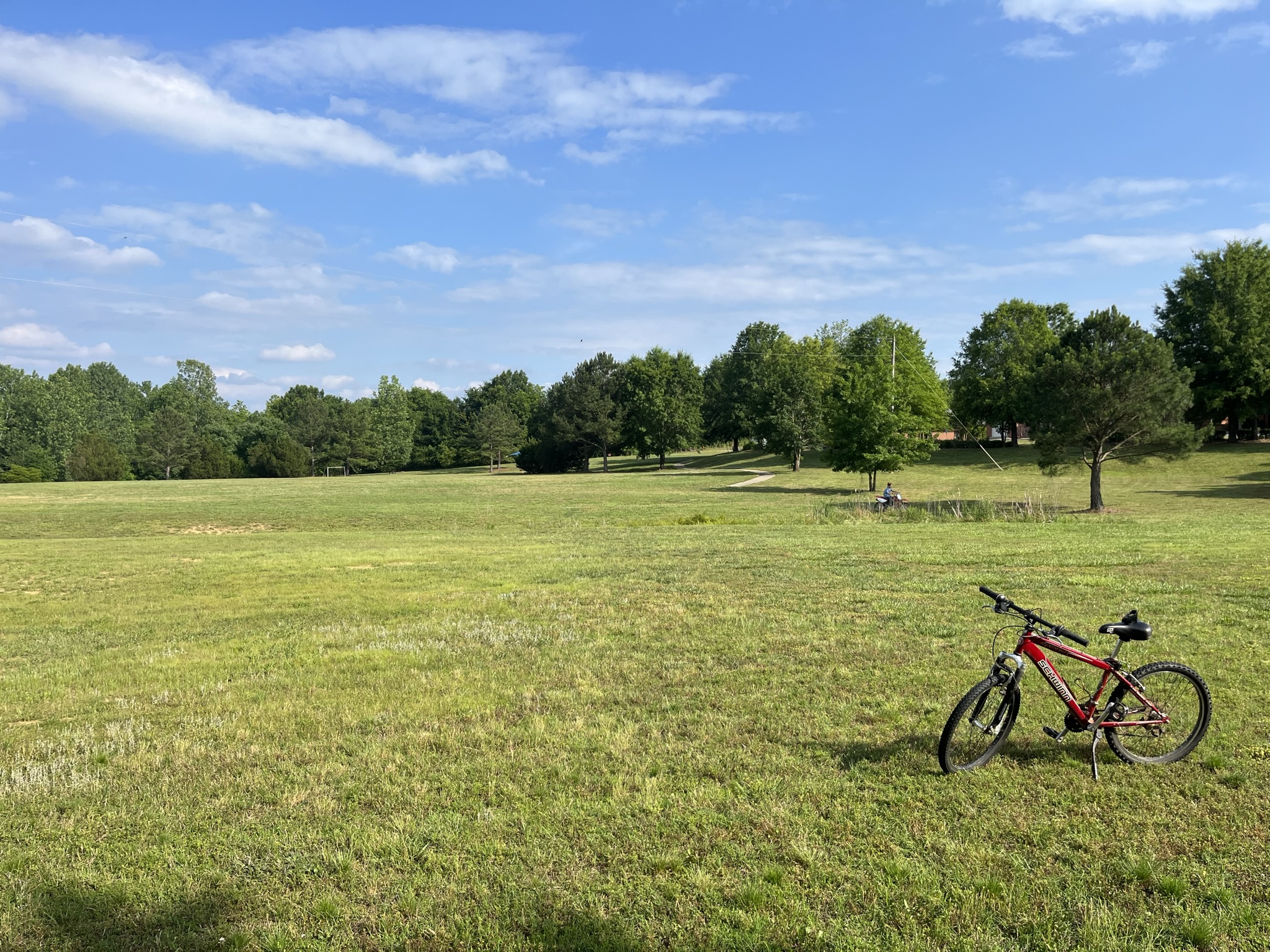 Michael learning to ride CRF80F