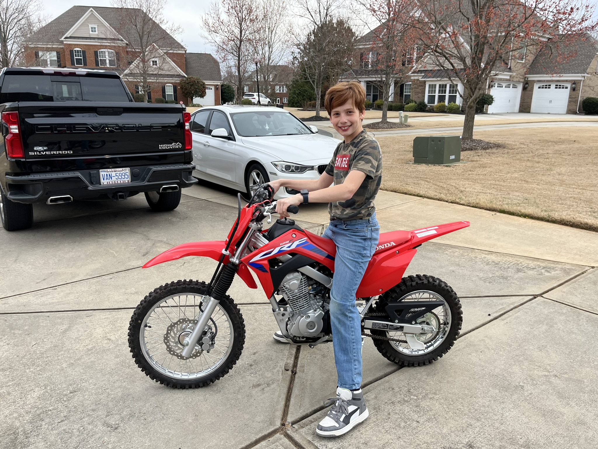 Michael with new Honda