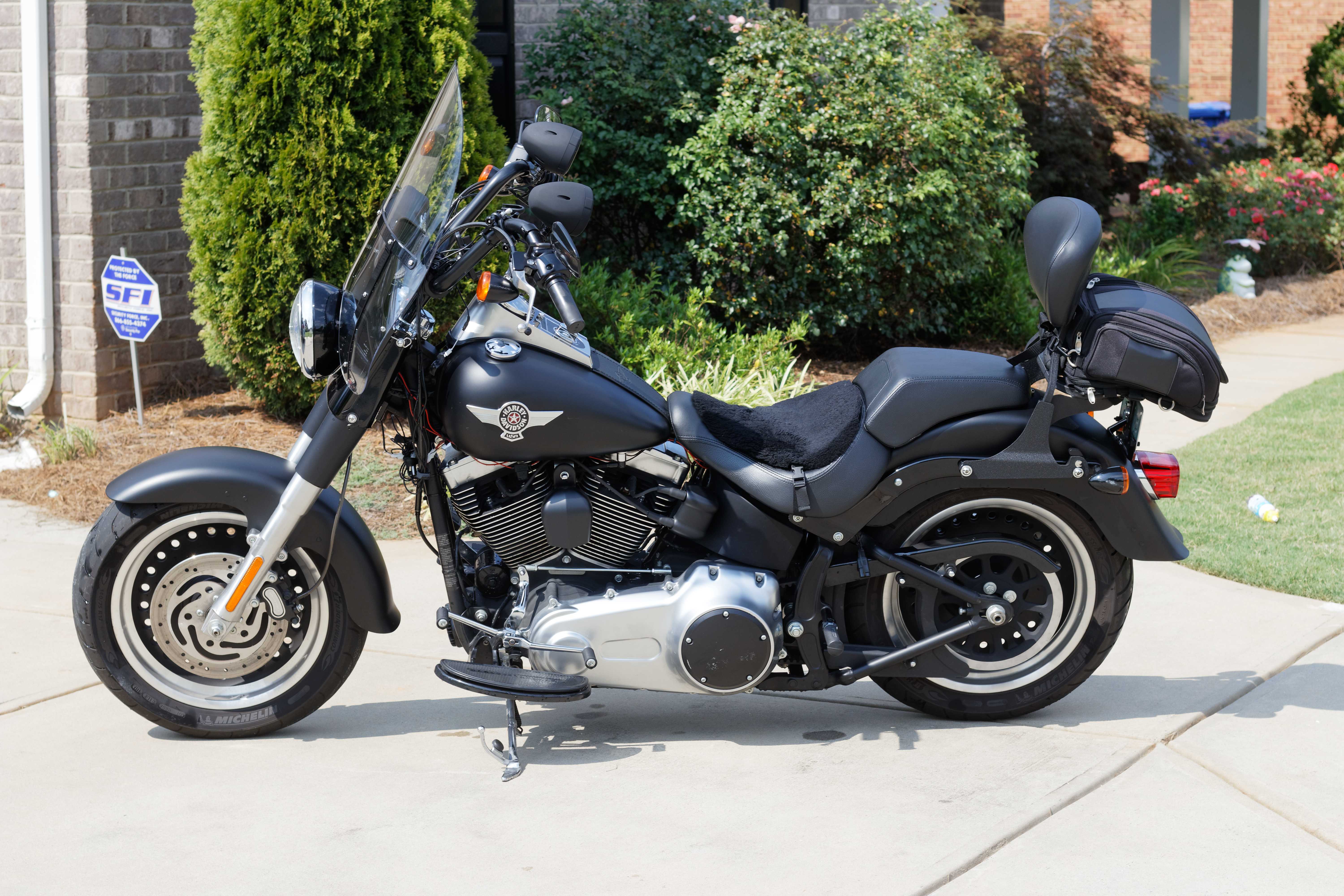 Rear with saddlebags