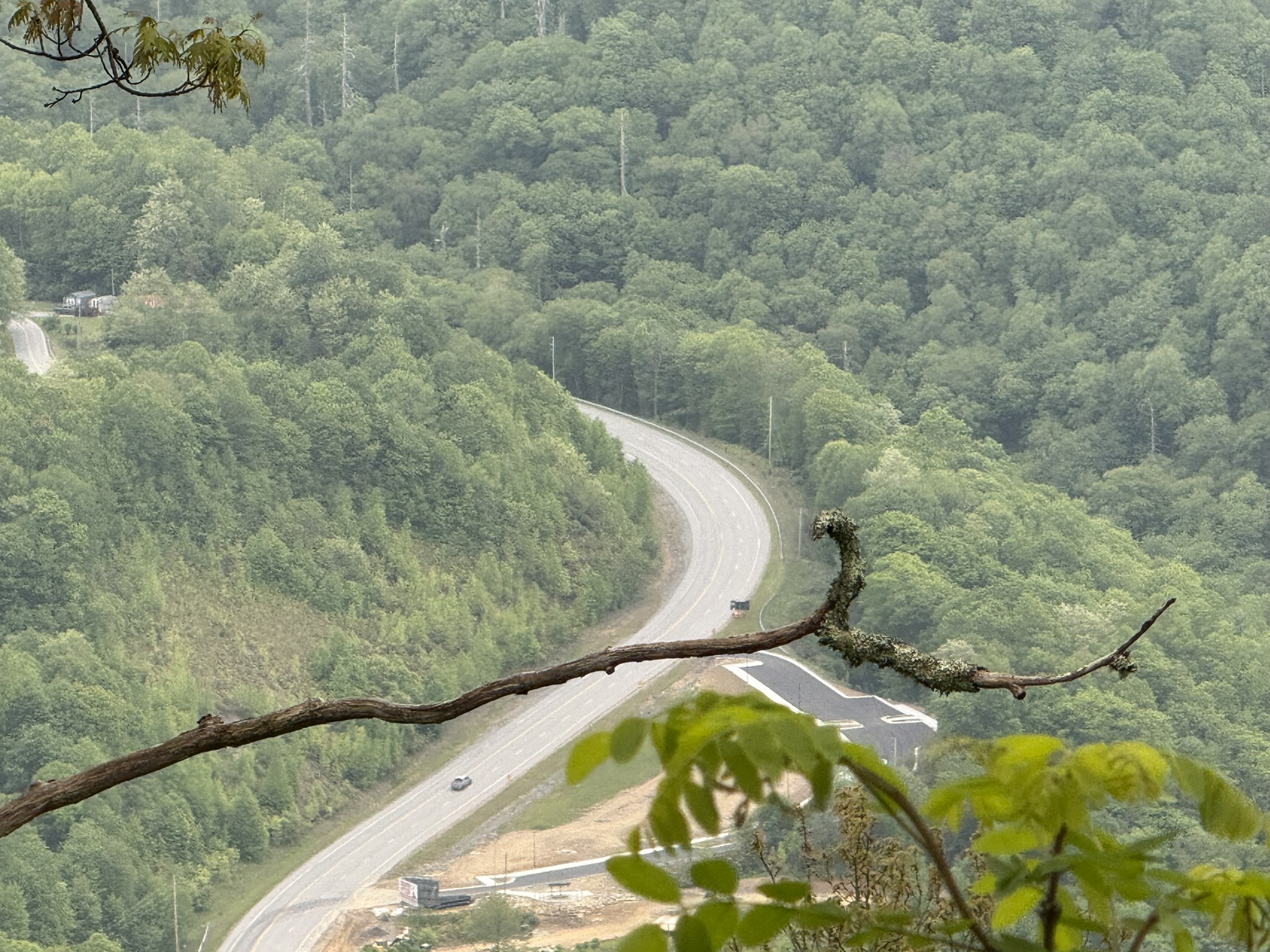 Highway from overlook